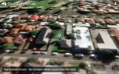 Satellite image for  The Corham Estate - 28 Sandown Road, Ascot Vale VIC 3032