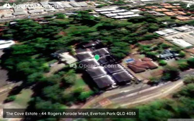 Satellite image for  The Cove Estate - 44 Rogers Parade West, Everton Park QLD 4053