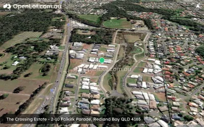 Satellite image for  The Crossing Estate - 2-10 Falkirk Parade, Redland Bay QLD 4165