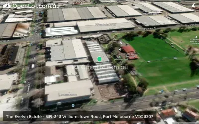 Satellite image for  The Evelyn Estate - 339-343 Williamstown Road, Port Melbourne VIC 3207