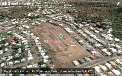 Satellite image for  The Gardens Estate - 195-211 German Street, Norman Gardens QLD 4701
