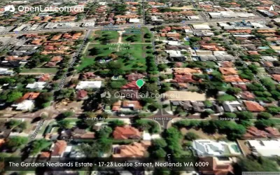 Satellite image for  The Gardens Nedlands Estate - 17-23 Louise Street, Nedlands WA 6009