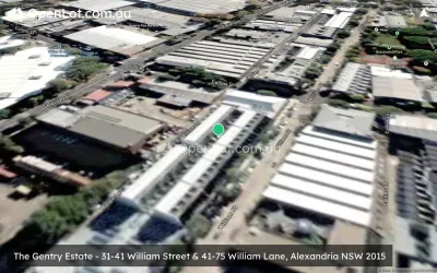 Satellite image for  The Gentry Estate - 31-41 William Street & 41-75 William Lane, Alexandria NSW 2015
