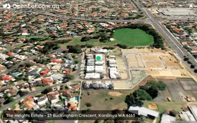 Satellite image for  The Heights Estate - 23 Buckingham Crescent, Kardinya WA 6163