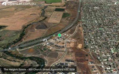 Satellite image for  The Heights Estate - 355 Church Street, Fyansford VIC 3218