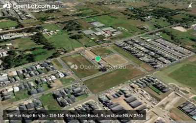 Satellite image for  The Heritage Estate - 158-160 Riverstone Road, Riverstone NSW 2765