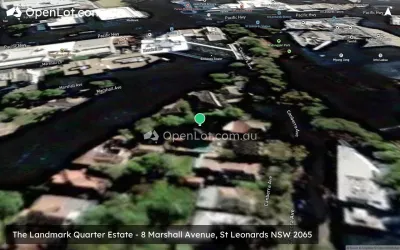 Satellite image for  The Landmark Quarter Estate - 8 Marshall Avenue, St Leonards NSW 2065