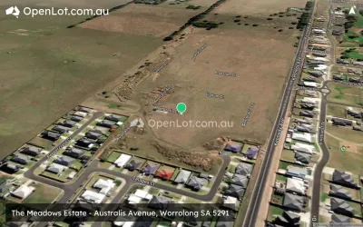 Satellite image for  The Meadows Estate - Australis Avenue, Worrolong SA 5291