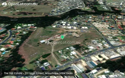 Satellite image for  The Mill Estate - 211 High Street, Wauchope NSW 2446