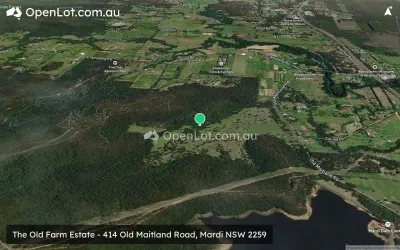 Satellite image for  The Old Farm Estate - 414 Old Maitland Road, Mardi NSW 2259