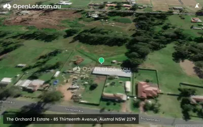 Satellite image for  The Orchard 2 Estate - 85 Thirteenth Avenue, Austral NSW 2179