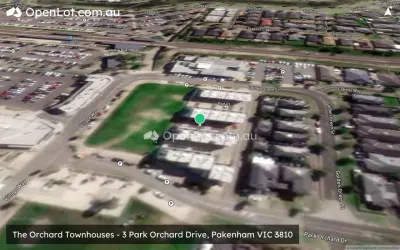 Satellite image for  The Orchard Townhouses - 3 Park Orchard Drive, Pakenham VIC 3810