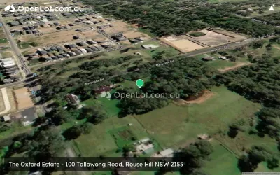 Satellite image for  The Oxford Estate - 100 Tallawong Road, Rouse Hill NSW 2155