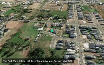 Satellite image for  The Park View Estate - 50 Seventeenth Avenue, Austral NSW 2179