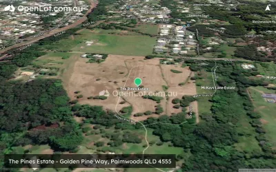 Satellite image for  The Pines Estate - Golden Pine Way, Palmwoods QLD 4555