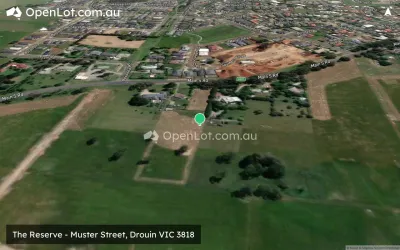 Satellite image for  The Reserve - Muster Street, Drouin VIC 3818