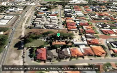 Satellite image for  The Rise Estate - 19-25 Joindre Way & 35-50 Carnegie Parade, Success WA 6164