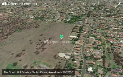 Satellite image for  The South Hill Estate - Melba Place, Armidale NSW 2350
