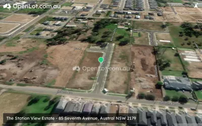 Satellite image for  The Station View Estate - 85 Seventh Avenue, Austral NSW 2179