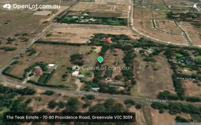Satellite image for  The Teak Estate - 70-80 Providence Road, Greenvale VIC 3059