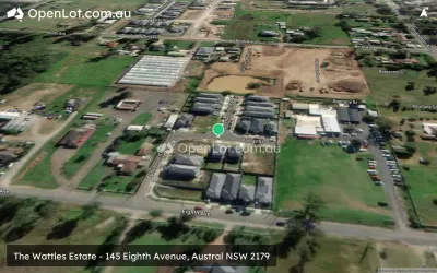 Satellite image for  The Wattles Estate - 145 Eighth Avenue, Austral NSW 2179