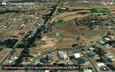 Satellite image for  The Wedge Estate - 120 Kings Cove Boulevard, Metung VIC 3904