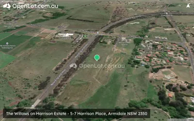 Satellite image for  The Willows on Harrison Estate - 5-7 Harrison Place, Armidale NSW 2350