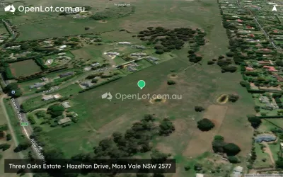 Satellite image for  Three Oaks Estate - Hazelton Drive, Moss Vale NSW 2577