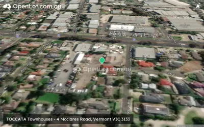 Satellite image for  TOCCATA Townhouses - 4 Mcclares Road, Vermont VIC 3133