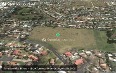 Satellite image for  Torulosa Rise Estate - 13-29 Torulosa Way, Orange NSW 2800