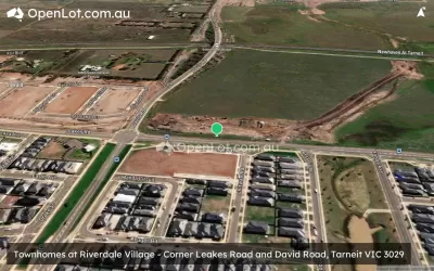 Satellite image for  Townhomes at Riverdale Village - Corner Leakes Road and David Road, Tarneit VIC 3029