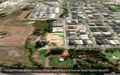 Satellite image for  Tranquil Private Estate - Corner of Candlestick Brace & Grandis Road, Dayton WA 6055