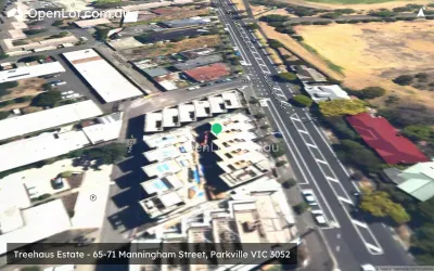 Satellite image for  Treehaus Estate - 65-71 Manningham Street, Parkville VIC 3052