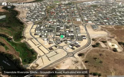 Satellite image for  Treendale Riverside Estate - Groundlark Road, Australind WA 6233
