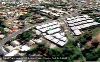 Satellite image for  Trend Townhomes - 122 Soames Street, Everton Park QLD 4053