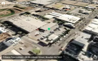 Satellite image for  Tribeca Townhomes - 28-44 Gibson Street, Bowden SA 5007