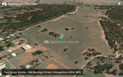 Satellite image for  Two Songs Estate - 186 Barbigal Street, Wongarbon NSW 2831