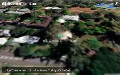 Satellite image for  Union Townhomes - 29 Union Street, Taringa QLD 4068
