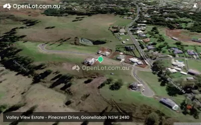 Satellite image for  Valley View Estate - Pinecrest Drive, Goonellabah NSW 2480