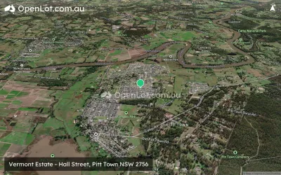Satellite image for  Vermont Estate - Hall Street, Pitt Town NSW 2756