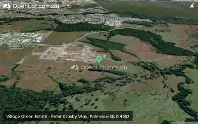 Satellite image for  Village Green Estate - Peter Crosby Way, Palmview QLD 4553