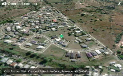 Satellite image for  Vista Estate - Vista Crescent & Kunkala Court, Rosewood QLD 4340