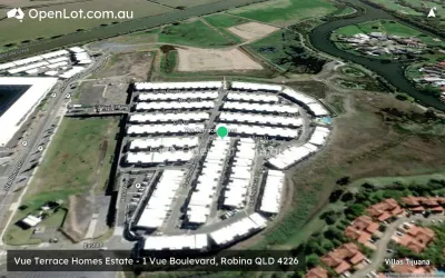 Satellite image for  Vue Terrace Homes Estate - 1 Vue Boulevard, Robina QLD 4226