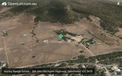 Satellite image for  Warby Range Estate - 184-246 Old Hume Highway, Glenrowan VIC 3675