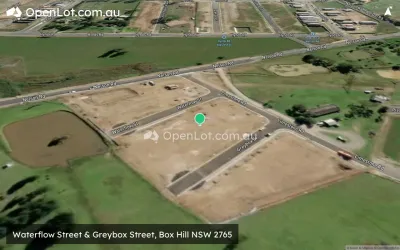 Satellite image for  Waterflow Street & Greybox Street, Box Hill NSW 2765