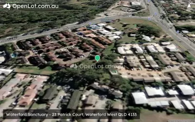 Satellite image for  Waterford Sanctuary - 23 Patrick Court, Waterford West QLD 4133