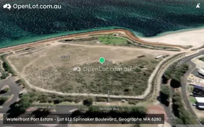 Satellite image for  Waterfront Port Estate - Lot 612 Spinnaker Boulevard, Geographe WA 6280