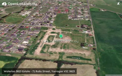 Satellite image for  Waterloo 3823 Estate - 71 Rollo Street, Yarragon VIC 3823