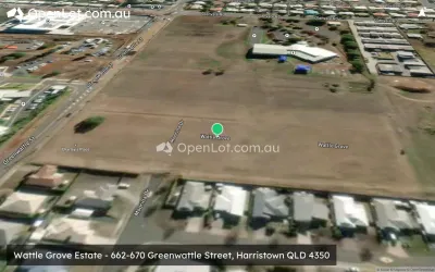 Satellite image for  Wattle Grove Estate - 662-670 Greenwattle Street, Harristown QLD 4350
