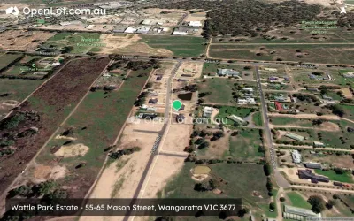 Satellite image for  Wattle Park Estate - 55-65 Mason Street, Wangaratta VIC 3677